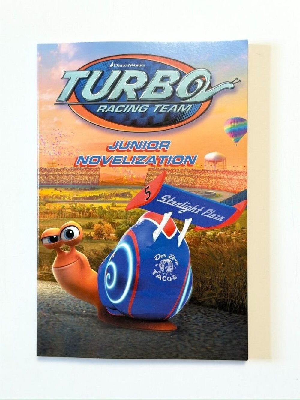 Dreamworks Turbo Racing Team by Tracey West 2013, Paperback Junior Novelization